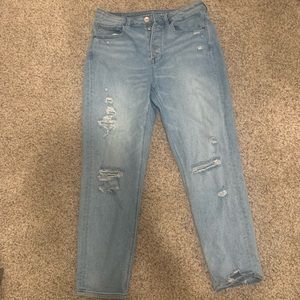 American Eagle mom jean stretch